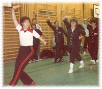 Tai Chi mästarinnan Su Zifang på besö i Uppsala Wushuförening